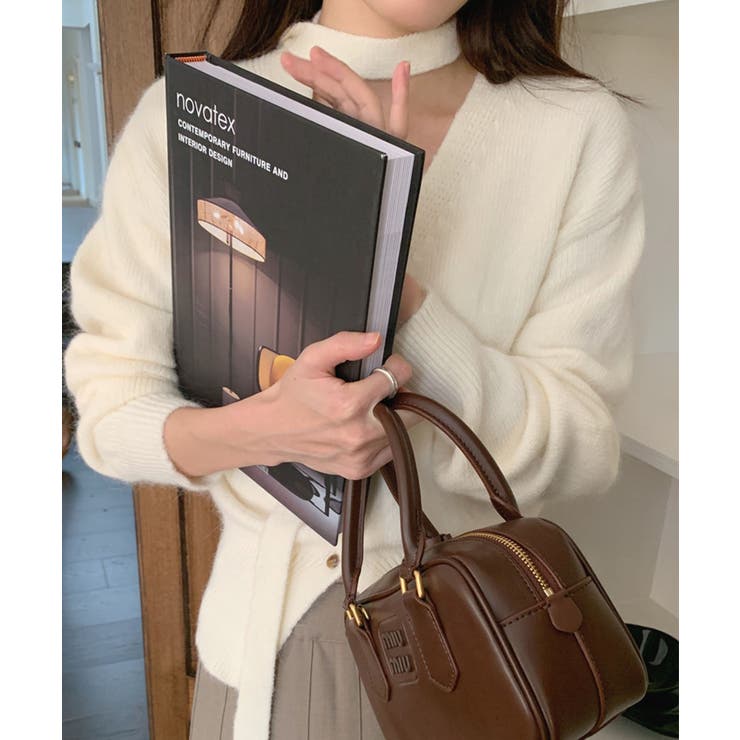 ストール付きフェミニンカーディガン【AW】 | aimoha  | 詳細画像25 