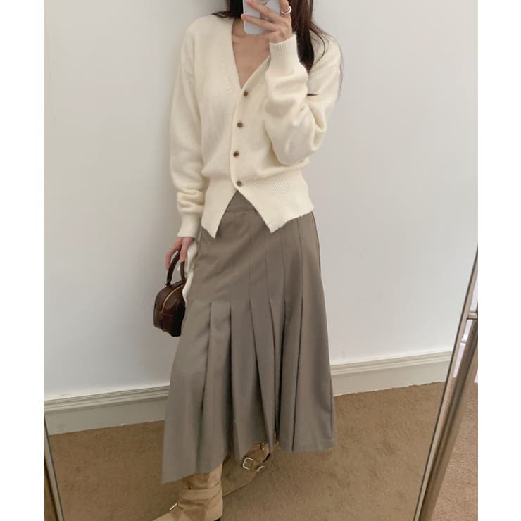 ストール付きフェミニンカーディガン【AW】 | aimoha  | 詳細画像28 