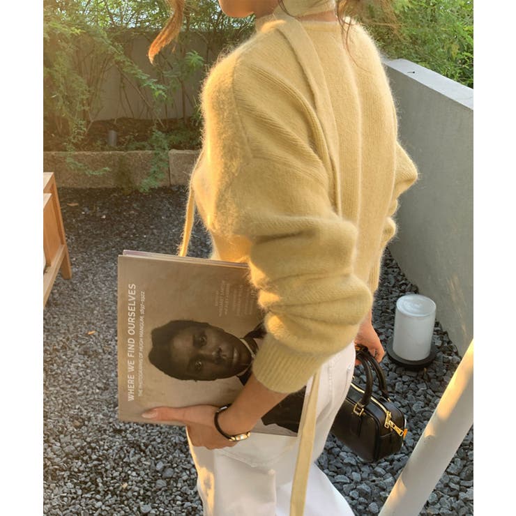 ストール付きフェミニンカーディガン【AW】 | aimoha  | 詳細画像41 