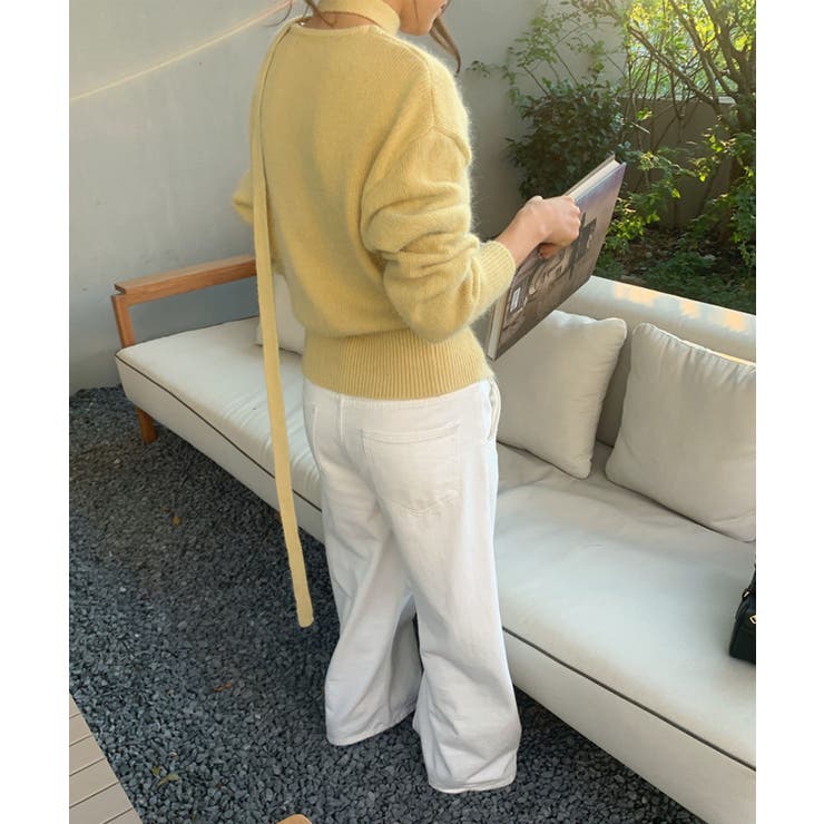 ストール付きフェミニンカーディガン【AW】 | aimoha  | 詳細画像42 