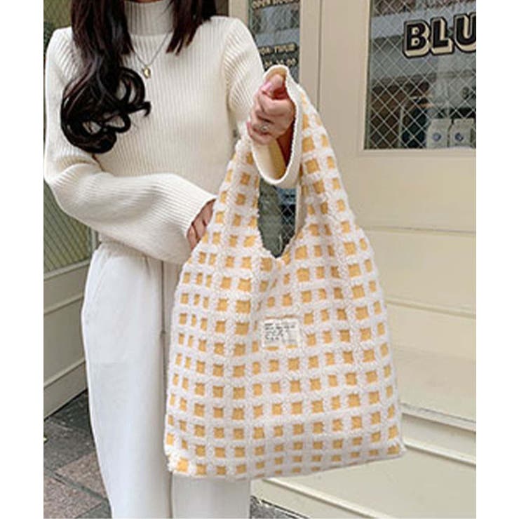 イエロー | モコモコトートバッグ | aimoha 