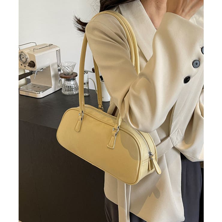 シルバーPUレザーバッグ ショルダーバッグ | aimoha  | 詳細画像7 