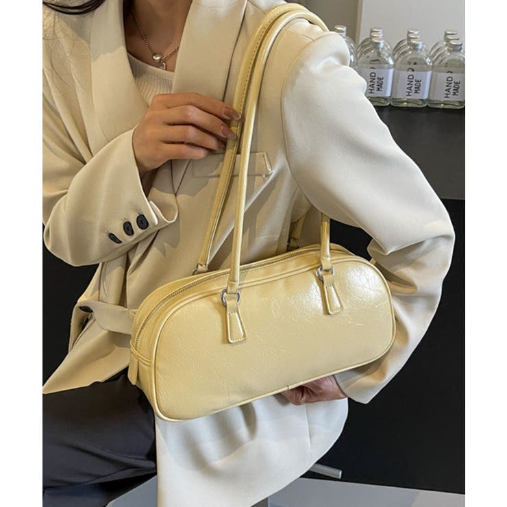 シルバーPUレザーバッグ ショルダーバッグ | aimoha  | 詳細画像38 