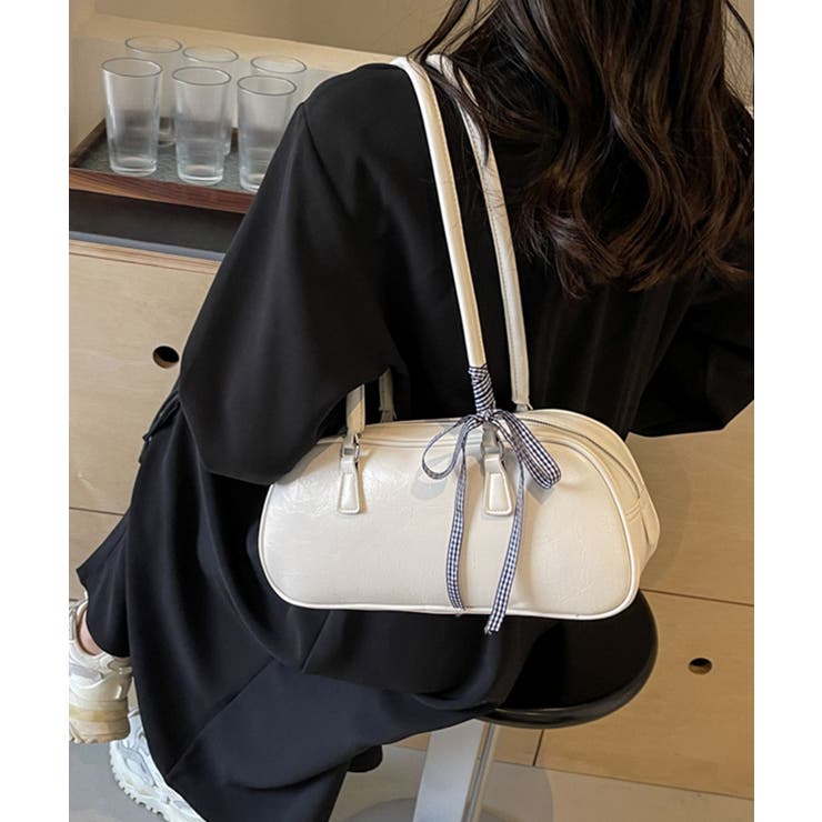 シルバーPUレザーバッグ ショルダーバッグ | aimoha  | 詳細画像42 