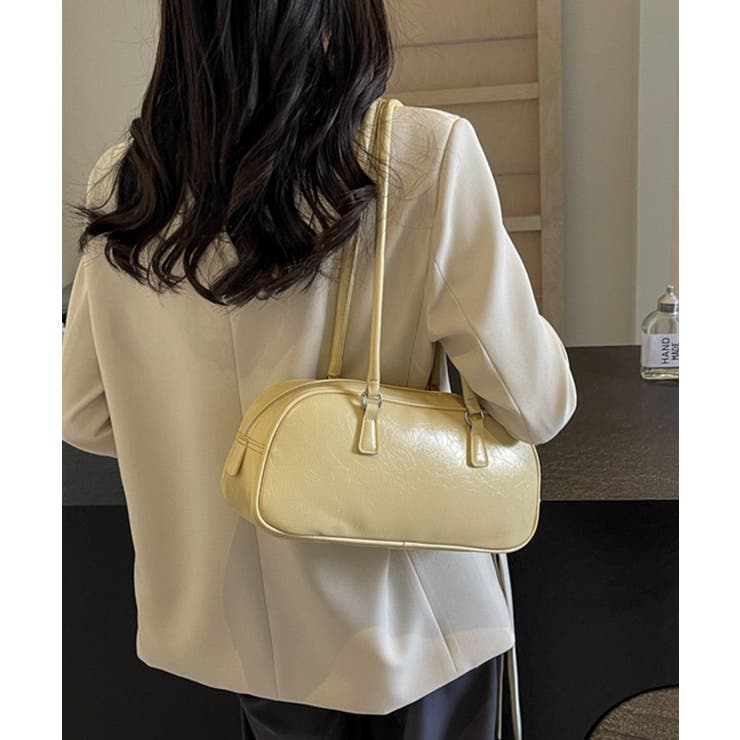 シルバーPUレザーバッグ ショルダーバッグ | aimoha  | 詳細画像43 