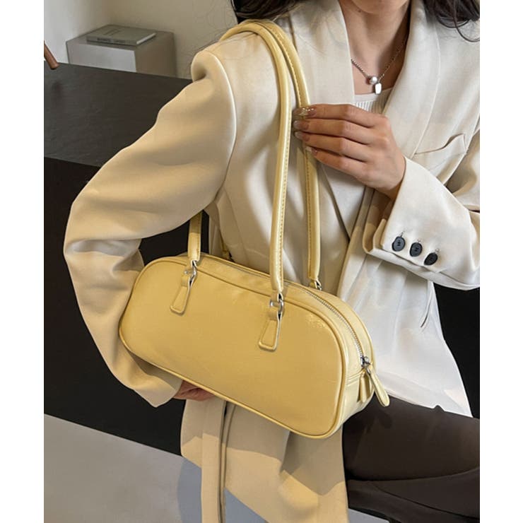 シルバーPUレザーバッグ ショルダーバッグ | aimoha  | 詳細画像6 