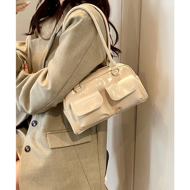 クラシックPUハンドバッグ | aimoha  | 詳細画像2 