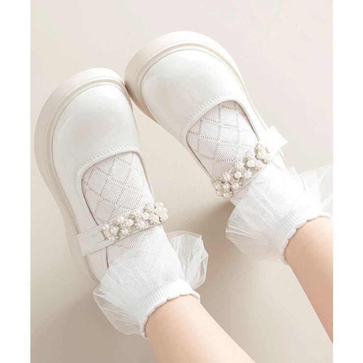【mosox】レース付けキッズソックス5点セット | aimoha kids | 詳細画像6 