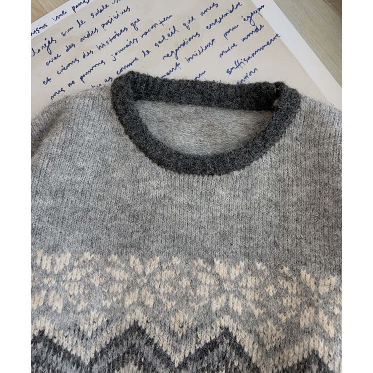 ウール混レトロセーター【AW】 | aimoha  | 詳細画像13 