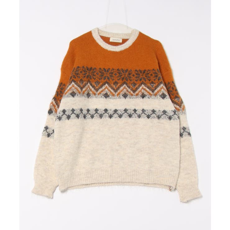 ウール混レトロセーター【AW】[品番：XT000012013]｜aimoha  （アイモハ）のレディースファッション通販｜SHOPLIST（ショップリスト）