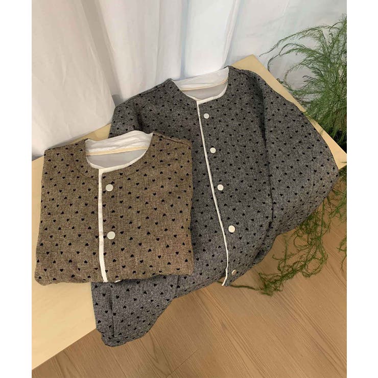 ドットパターンコットンジャケット | aimoha  | 詳細画像2 