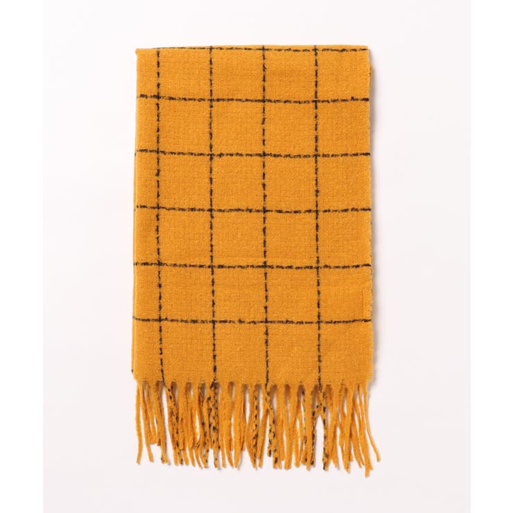 チェック柄フリンジマフラー【AW】 | aimoha  | 詳細画像7 