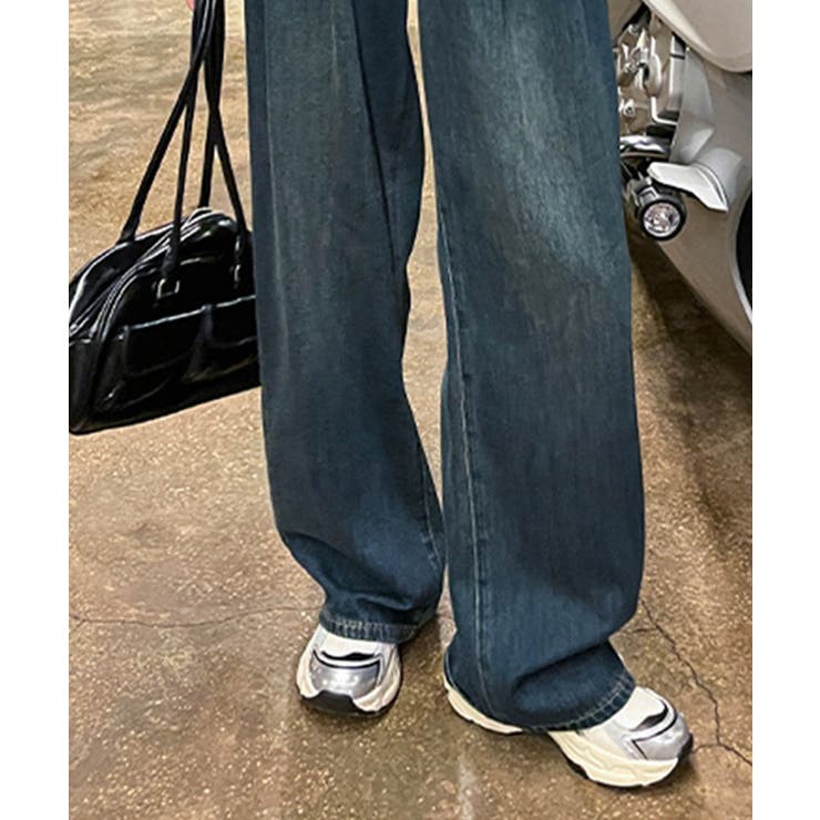 ハイウエストワイドデニムパンツ | aimoha  | 詳細画像22 