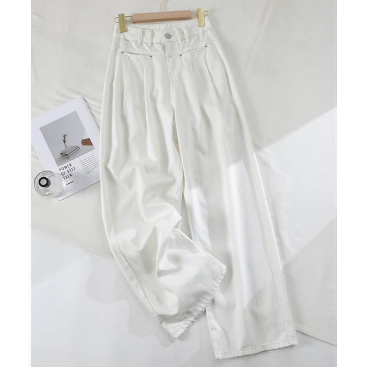 ハイウエストワイドデニムパンツ | aimoha  | 詳細画像31 