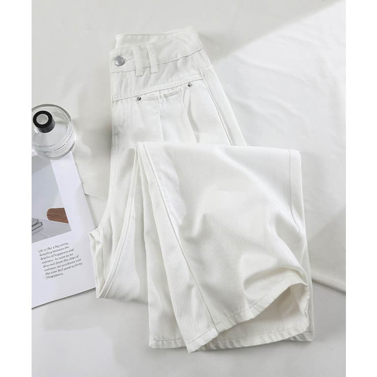 ハイウエストワイドデニムパンツ | aimoha  | 詳細画像33 