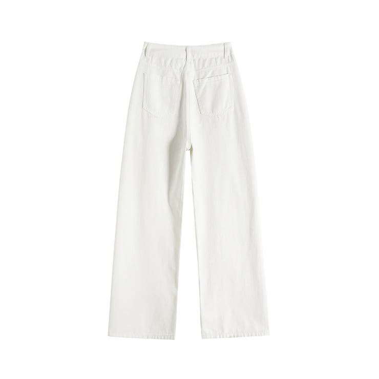 ハイウエストワイドデニムパンツ | aimoha  | 詳細画像5 