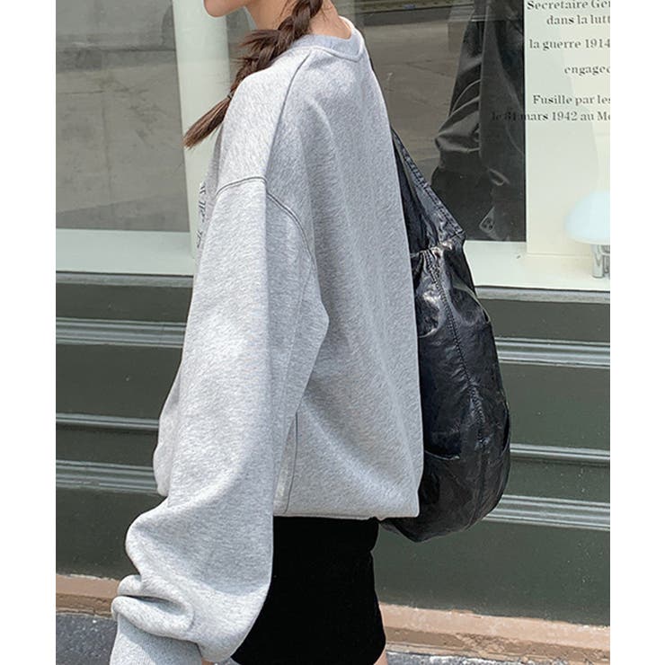 PUFF SLEEVE SWEAT (GREY) – AMOMMA