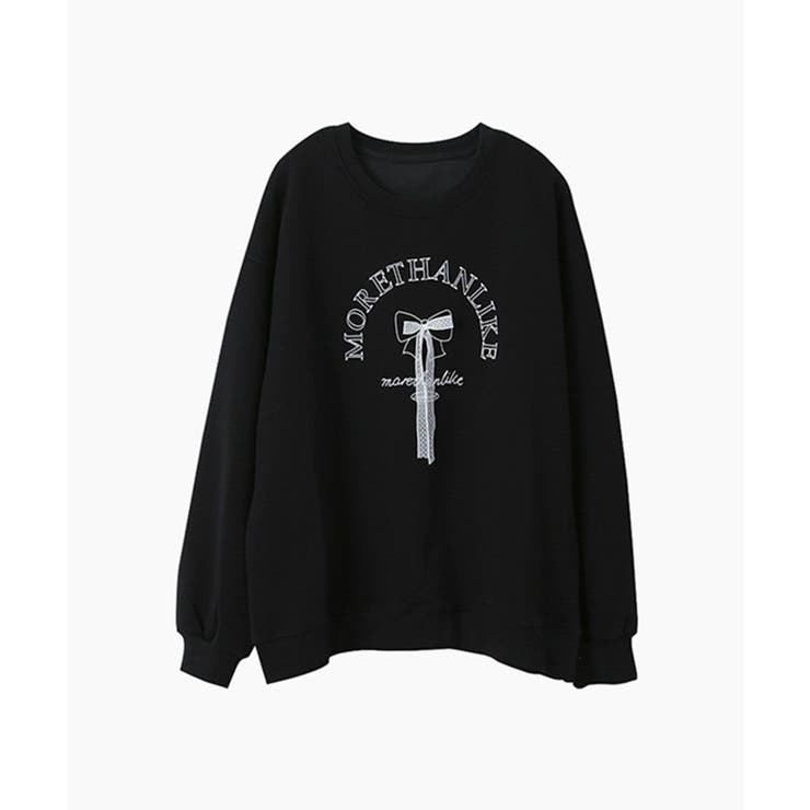 文字刺繍スウェット[品番：XT000012253]｜aimoha （アイモハ）の