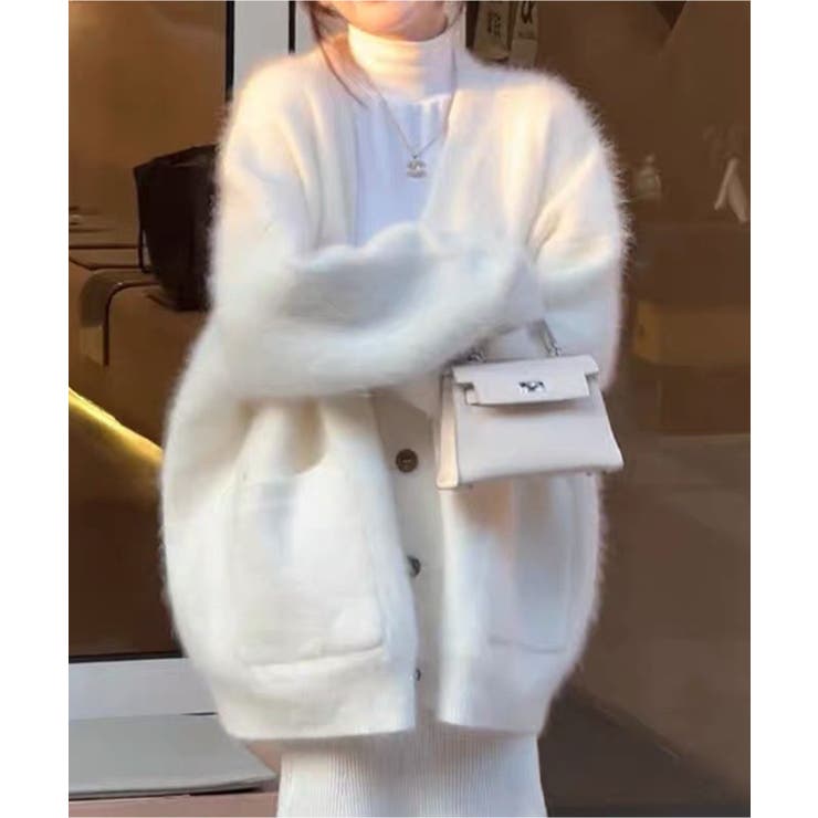 ゆったりフリー❗classica婦人ふわふわモコモコ軽暖あったかカーディガンです 楽天市場】2color レディース トップス カーディガン ボア