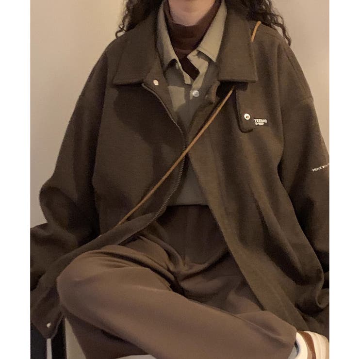 オーバーサイズレトロジャケット[品番：XT000012015]｜aimoha