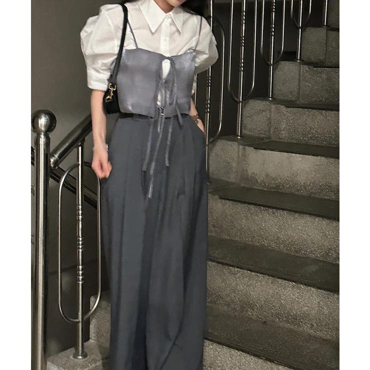 軽やかな着心地ミニマルデザインキャミソール | aimoha  | 詳細画像18 