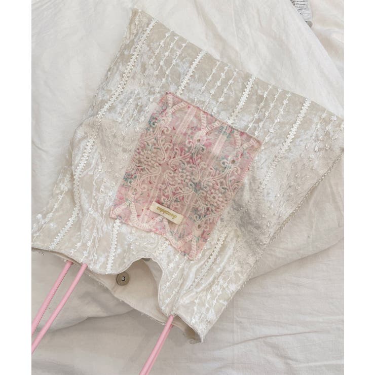 レース刺繍ポケットトートバッグ | aimoha  | 詳細画像20 