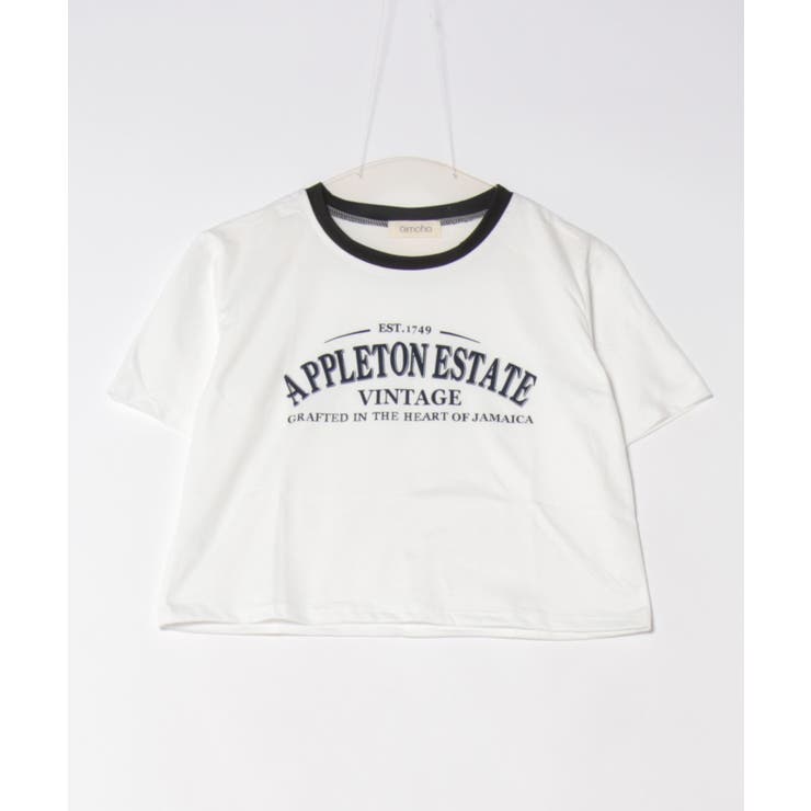 ヴィンテージ風リンガーTシャツ[品番：XT000012411]｜aimoha  （アイモハ）のレディースファッション通販｜SHOPLIST（ショップリスト）