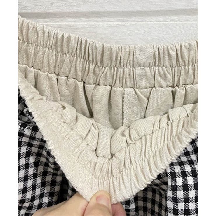 ギンガムチェックロングスカート | aimoha  | 詳細画像6 