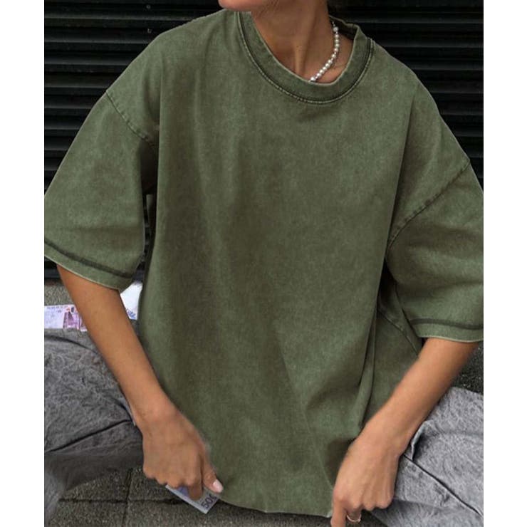 ヴィンテージライクルーズTシャツ | aimoha  | 詳細画像1 