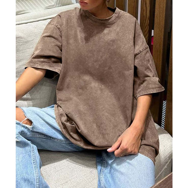 ヴィンテージライクルーズTシャツ | aimoha  | 詳細画像2 