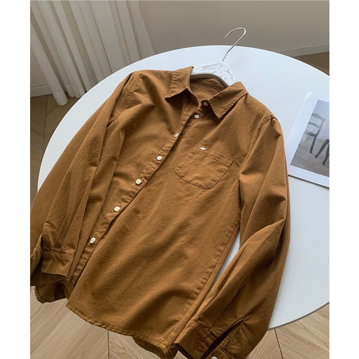 ポケット付きオーバーカラーシャツ | aimoha  | 詳細画像11 