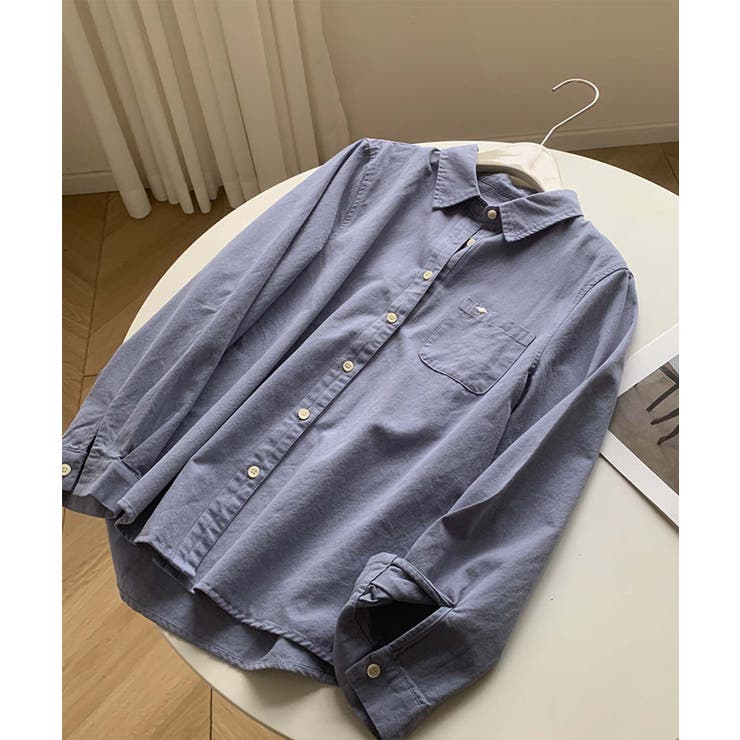 ポケット付きオーバーカラーシャツ | aimoha  | 詳細画像14 