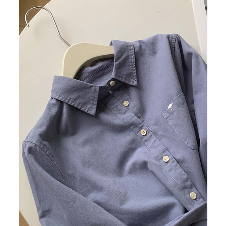 ポケット付きオーバーカラーシャツ | aimoha  | 詳細画像15 