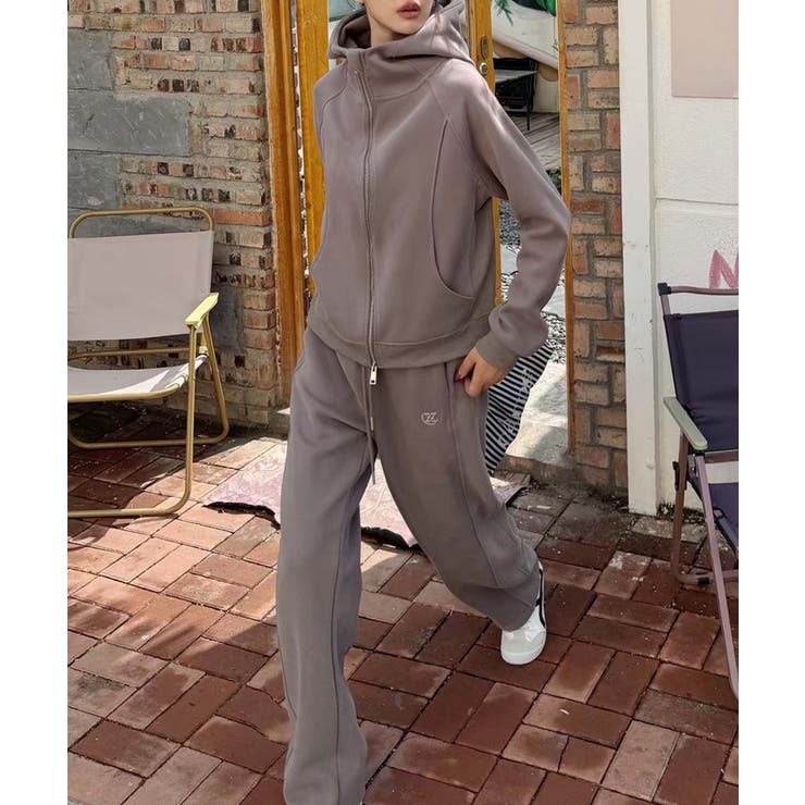 ハイネックジップアップパーカー | aimoha  | 詳細画像4 