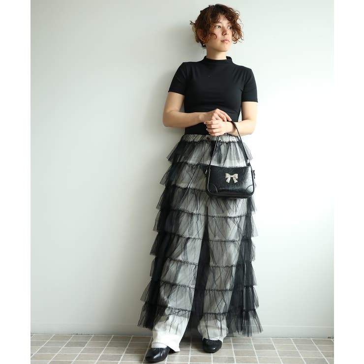 ボリュームティアードシアーチュールスカート | aimoha  | 詳細画像7 