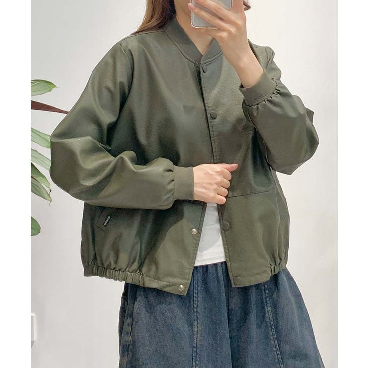 PUマットボマージャケット | aimoha  | 詳細画像31 