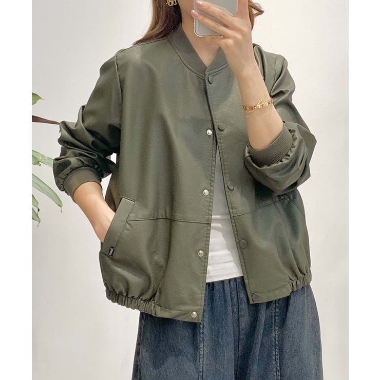 PUマットボマージャケット | aimoha  | 詳細画像6 