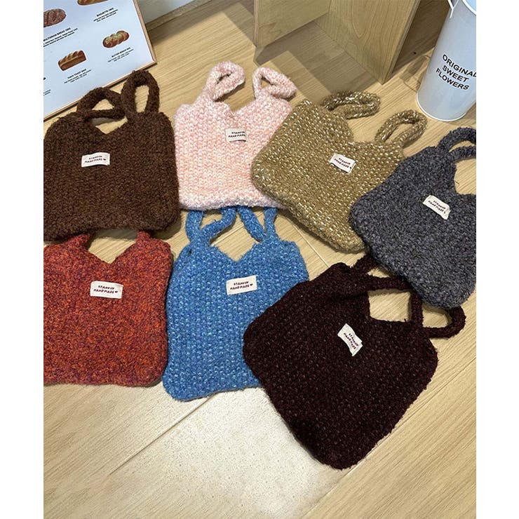 ニット編みハンドバッグ【AW】 | aimoha  | 詳細画像16 