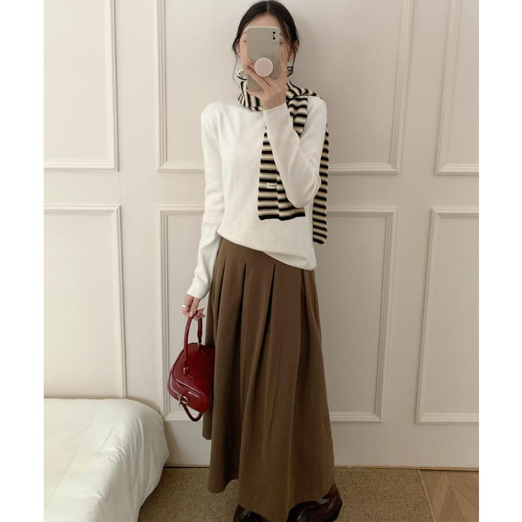 ベーシックカラーニットセーター【AW】 | aimoha  | 詳細画像5 