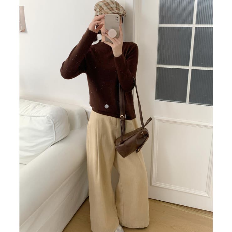 ベーシックカラーニットセーター【AW】 | aimoha  | 詳細画像8 