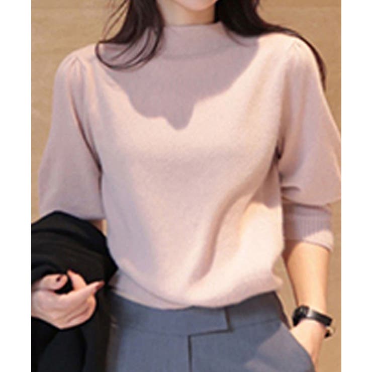 モックネックニット【AW】 | aimoha  | 詳細画像1 