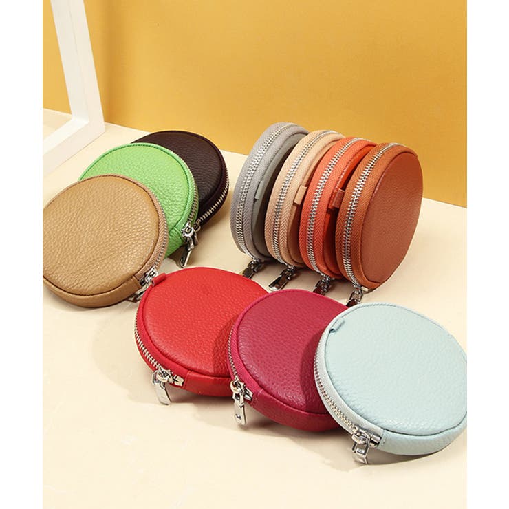 本革円形コインケース | aimoha  | 詳細画像1 