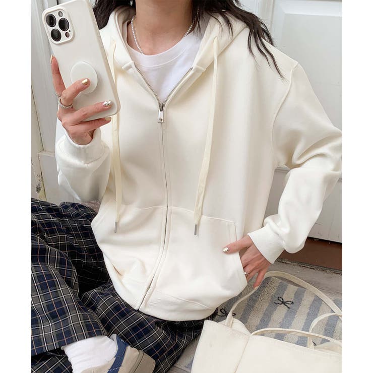 ジップアップパーカー | aimoha  | 詳細画像1 