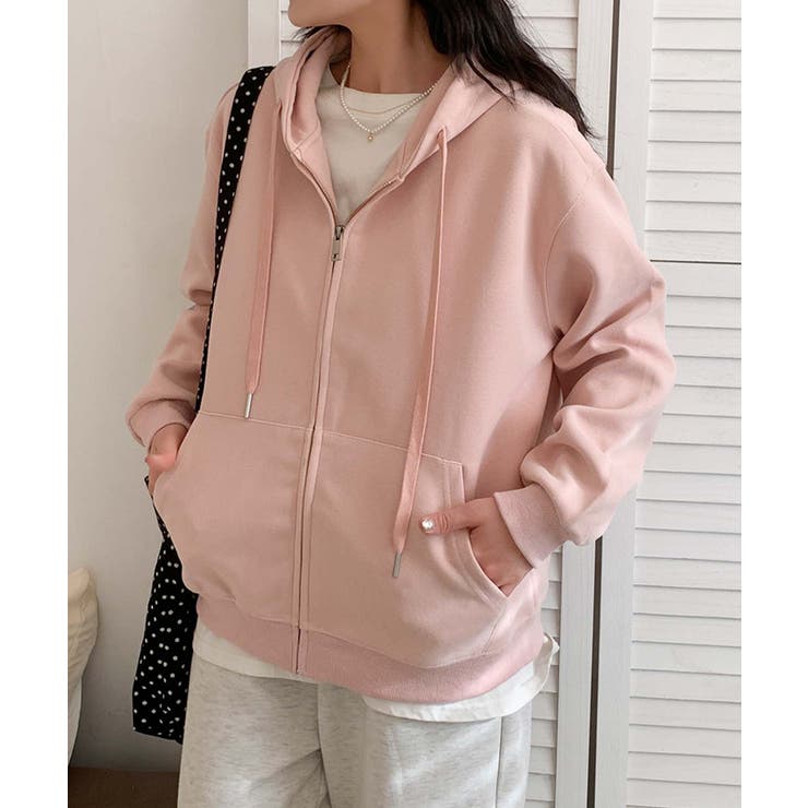 ジップアップパーカー | aimoha  | 詳細画像11 