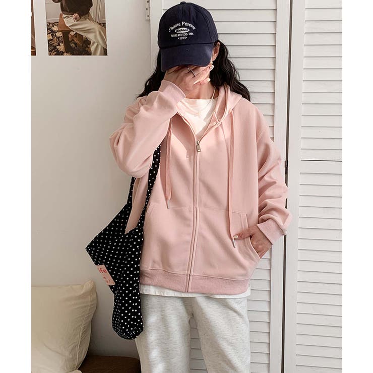 ジップアップパーカー | aimoha  | 詳細画像12 