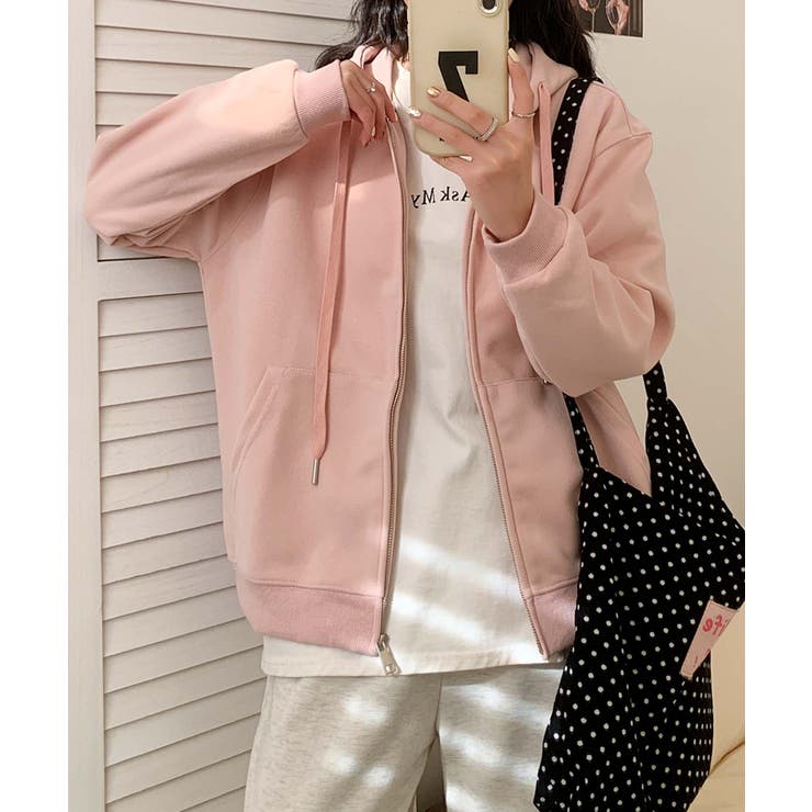 ジップアップパーカー | aimoha  | 詳細画像13 