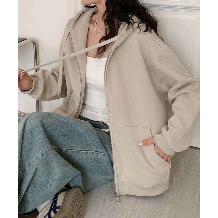 ジップアップパーカー | aimoha  | 詳細画像14 