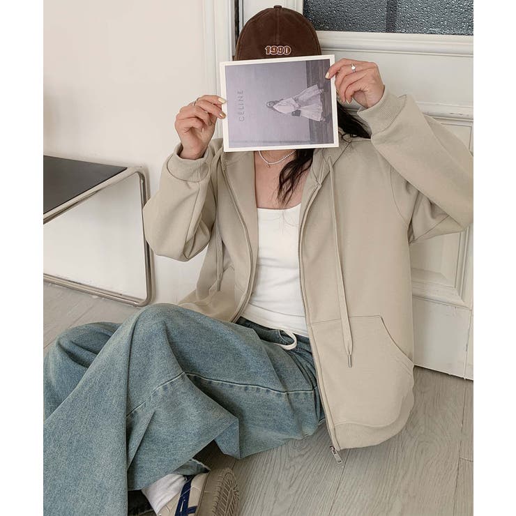 ジップアップパーカー | aimoha  | 詳細画像19 