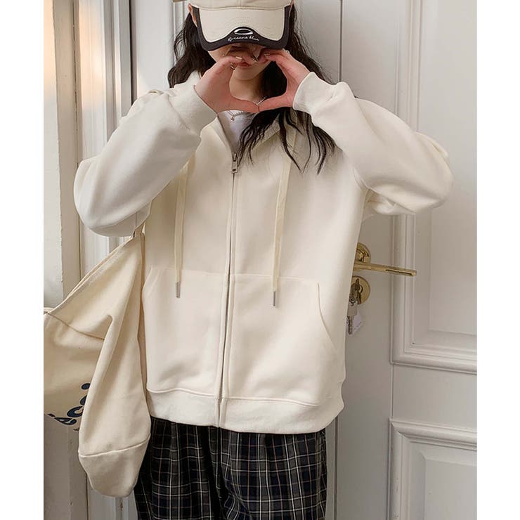 ジップアップパーカー | aimoha  | 詳細画像4 