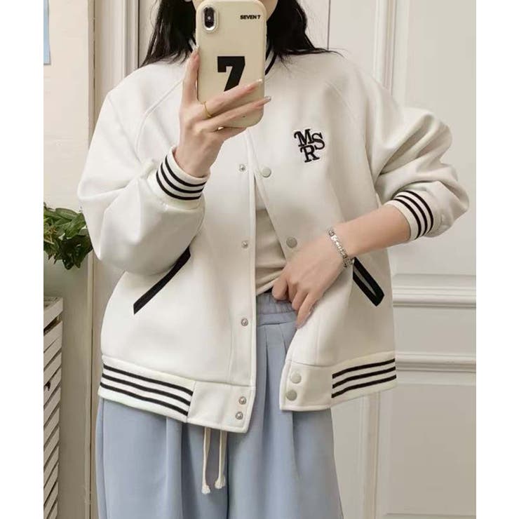 ベージュ | カジュアルスタジャン | aimoha 